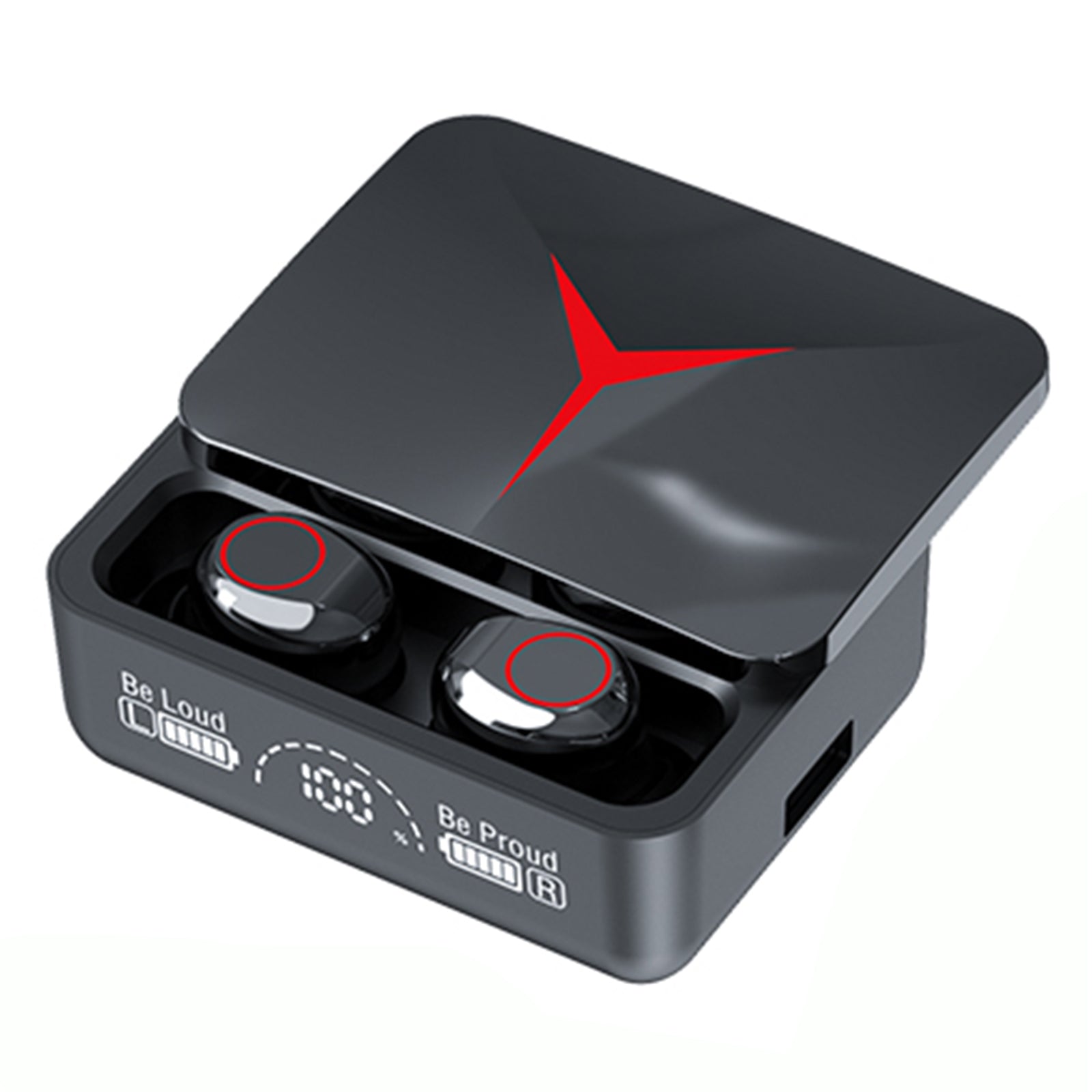 M90 TWS Bluetooth In-ear Earphone Stereo Music Wireless Touch Headset with Digital Display Charging Case M90 TWS Bluetooth In-ear Earphone Stereo Music Wireless Touch Headset with Digital Display Charging Case